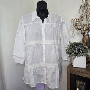 Elegant White Women's Top